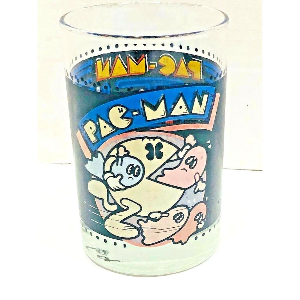 PAC-MAN Glass Arby's Collector's Series 1980 Bally Midway Mfg Co 12 OZ‎  Barware